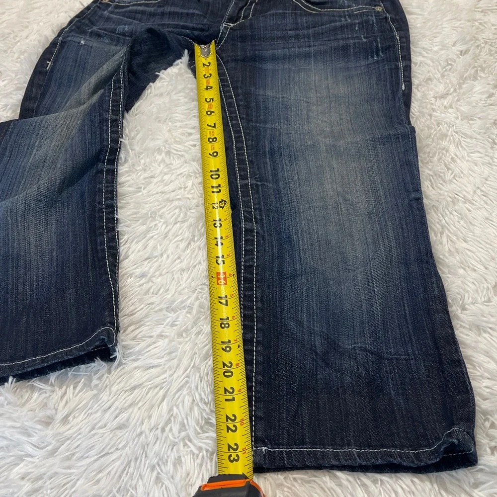 Maurices ORIGINAL Dark Blue Ankle Jeans/Capris WOMENS SIZE 7/8 denim